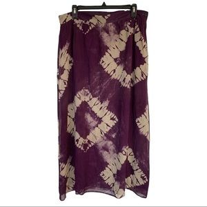 LL Bean Silk Skirt Size 14